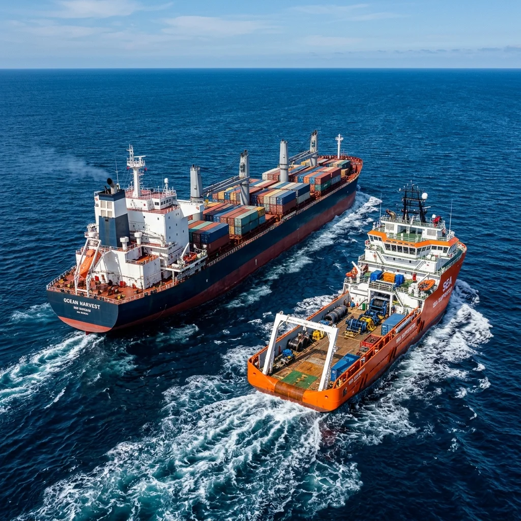 Star Sea Fleet Merchant Vessel at Sea