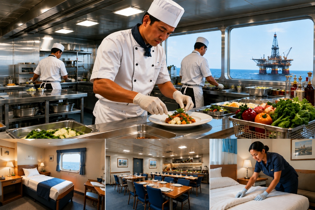 Offshore Vessel Hospitality Crew & Catering Operations